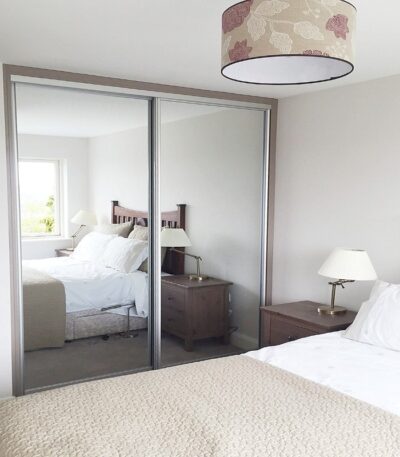 Wardrobe Door, Silver Mirror, Full Panel