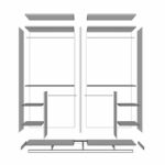 Wardrobe Interior 2 Door C - Image 3