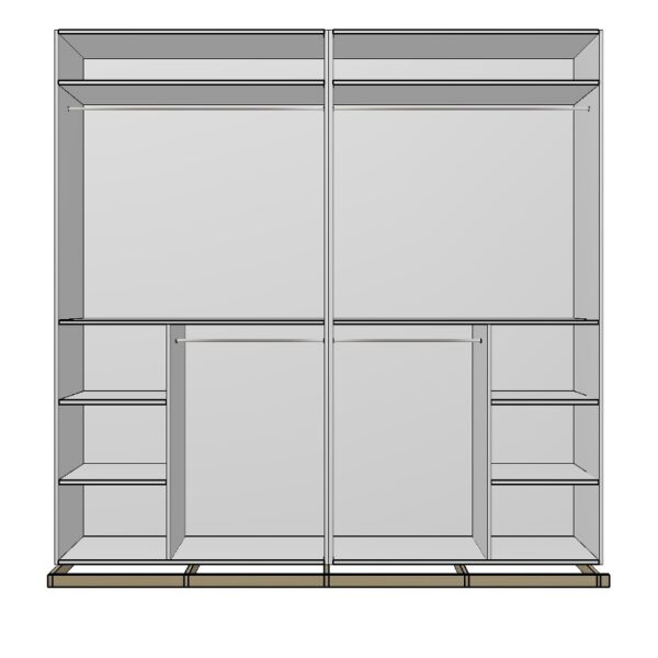 Wardrobe Interior 2 Door C