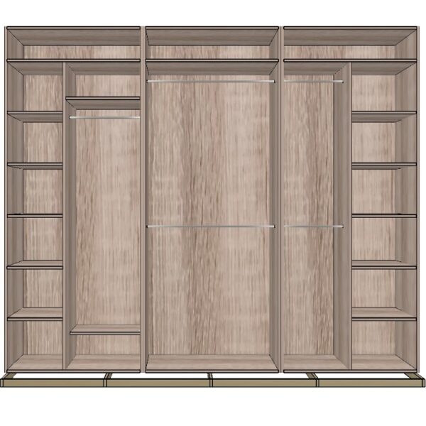 Wardrobe Interior 3 Door A