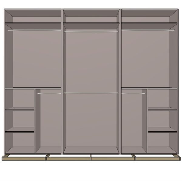 Wardrobe Interior 3 Door C