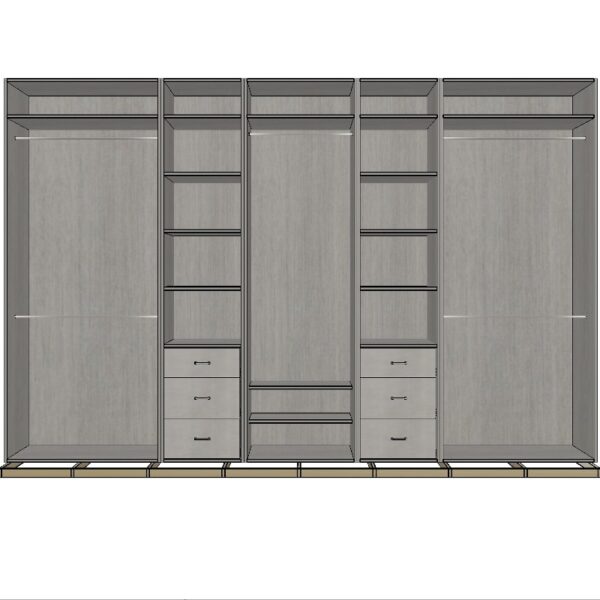 Wardrobe Interior 4 Door A 6DR