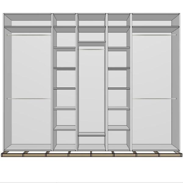 Wardrobe Interior 4 Door A