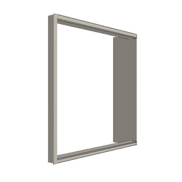 Wardrobe Exterior, Wall to End Panel