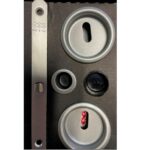 Flush Handle, Key Lock, Satin silver