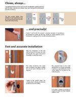 Easy-Fit Sliding Door Lock & Flush Handle