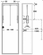 Pull Down Wardrobe rail Hanging Bar - Image 2