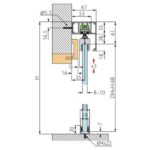 Sliding system, Glass, Wall Mounted, TW16GWM